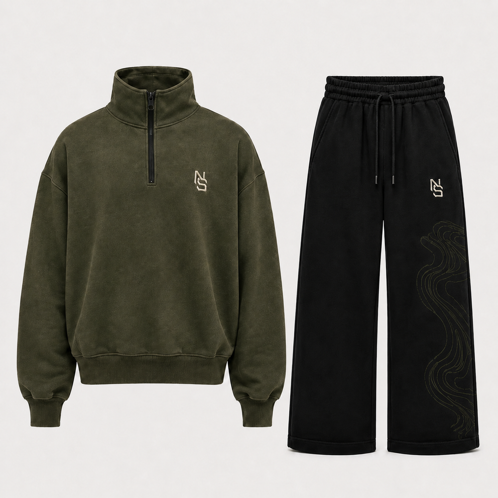 NVRSAME OLIVE MOTION — 2-PIECE SET