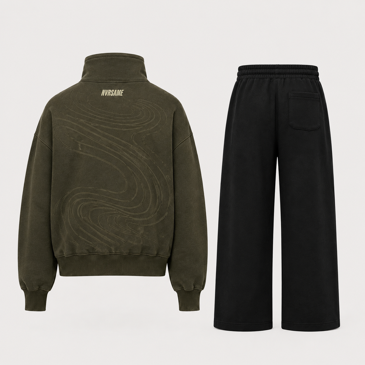 NVRSAME OLIVE MOTION — 2-PIECE SET