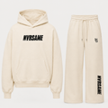 NVRSAME® BONE SHIFT SET – Heavyweight Hoodie & Wide Leg Pants