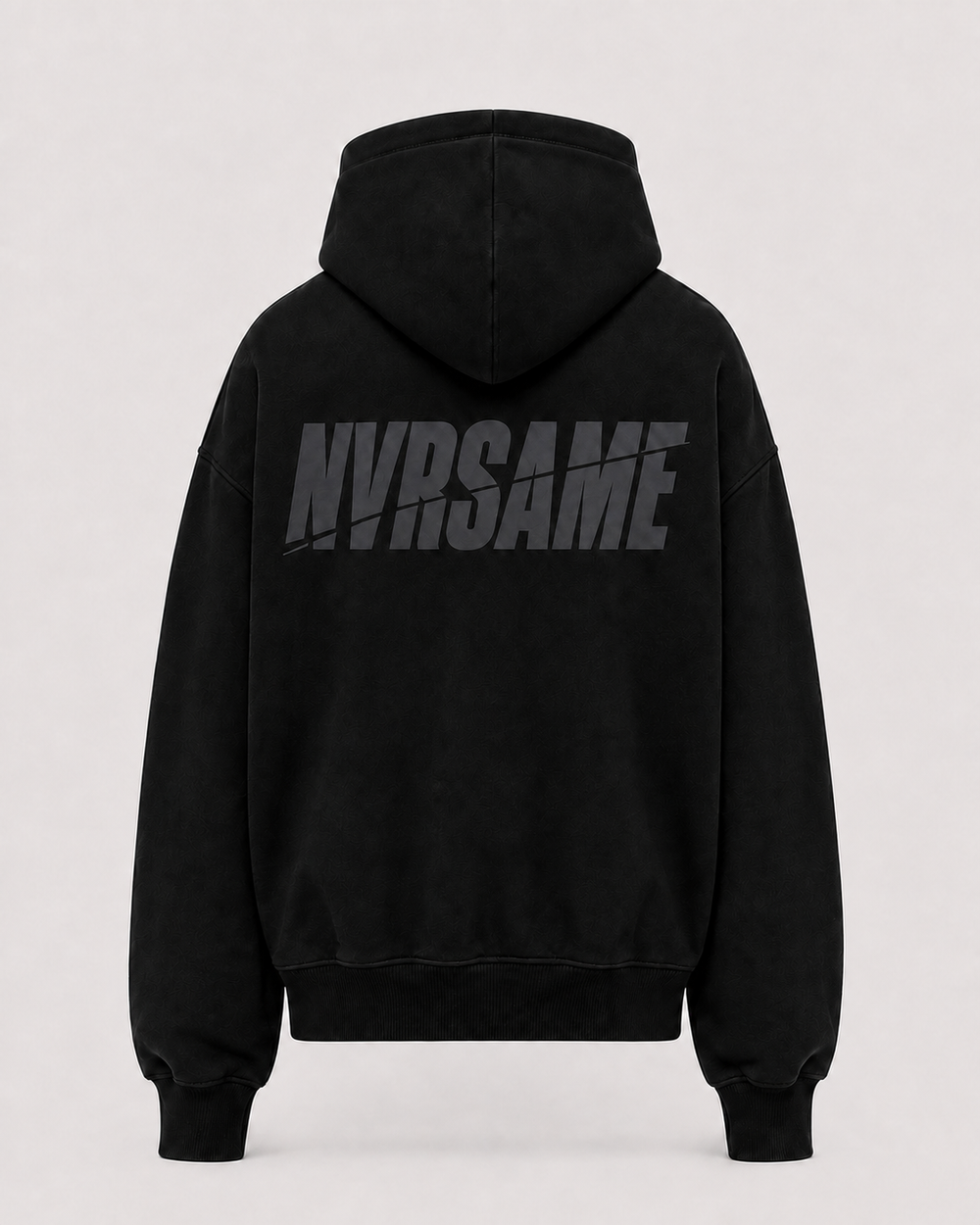 NVRSAME CORE BLACK — HEAVYWEIGHT HOODIE