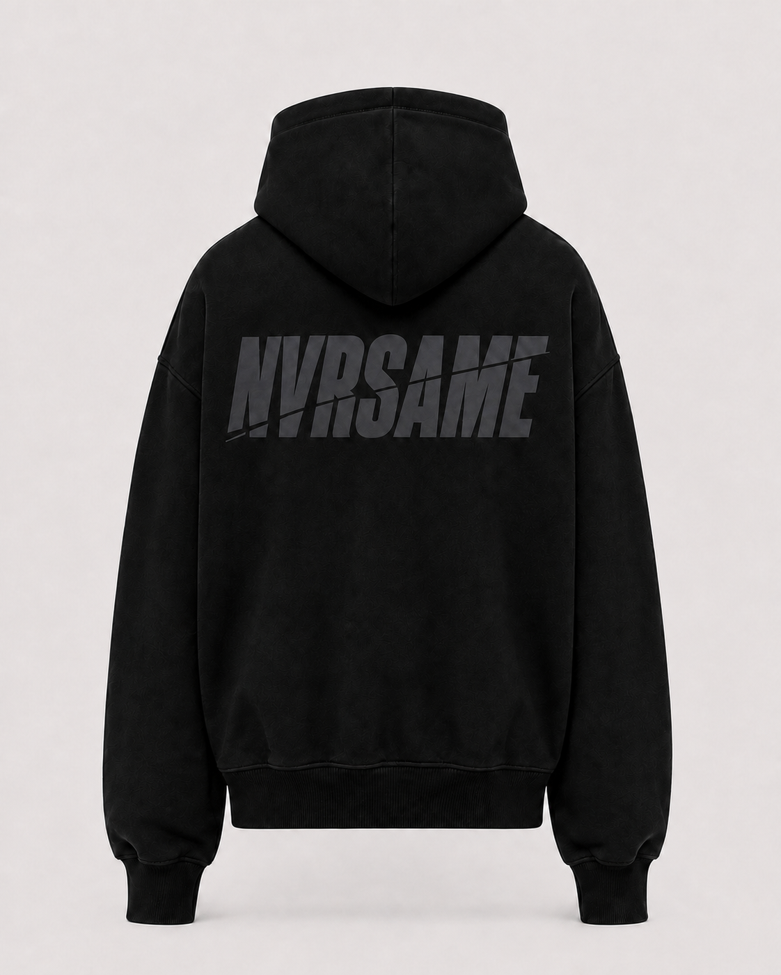 NVRSAME CORE BLACK — HEAVYWEIGHT HOODIE
