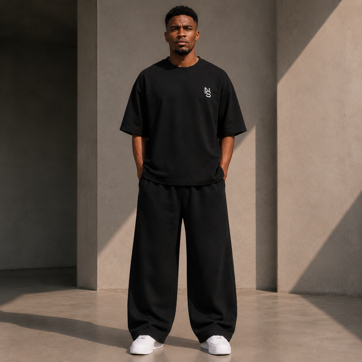 NVRSAME CORE BLACK T-SHIRT