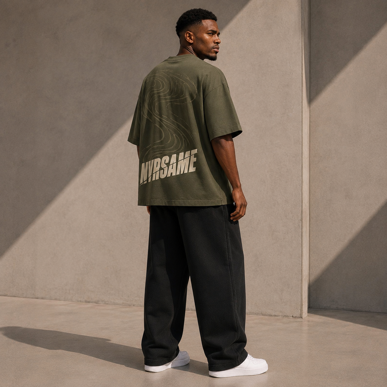 NVRSAME OLIVE T-SHIRT