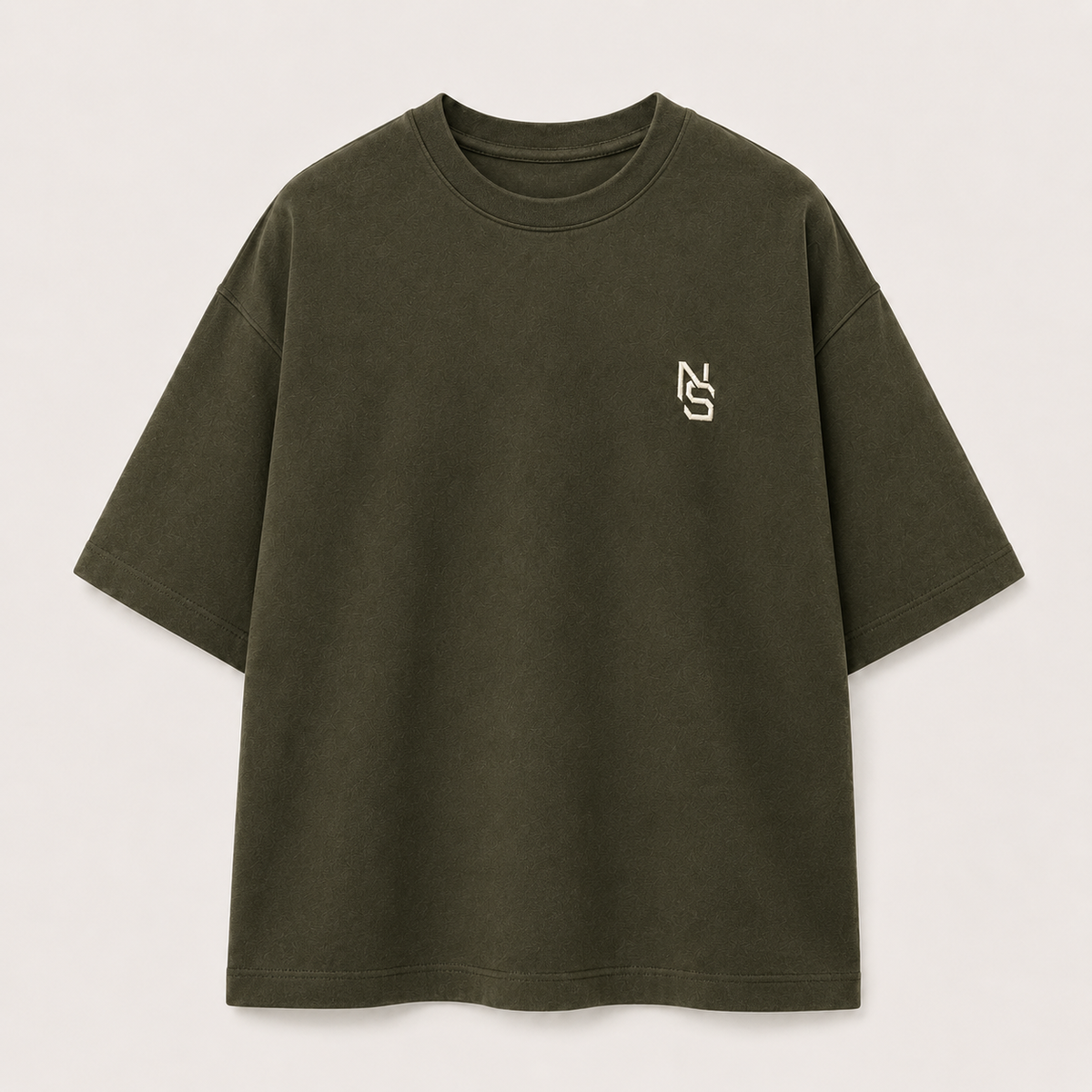 NVRSAME OLIVE MOTION — OVERSIZED T-SHIRT