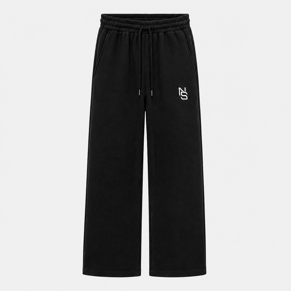 NVRSAME CORE BLACK — WIDE-LEG PANTS