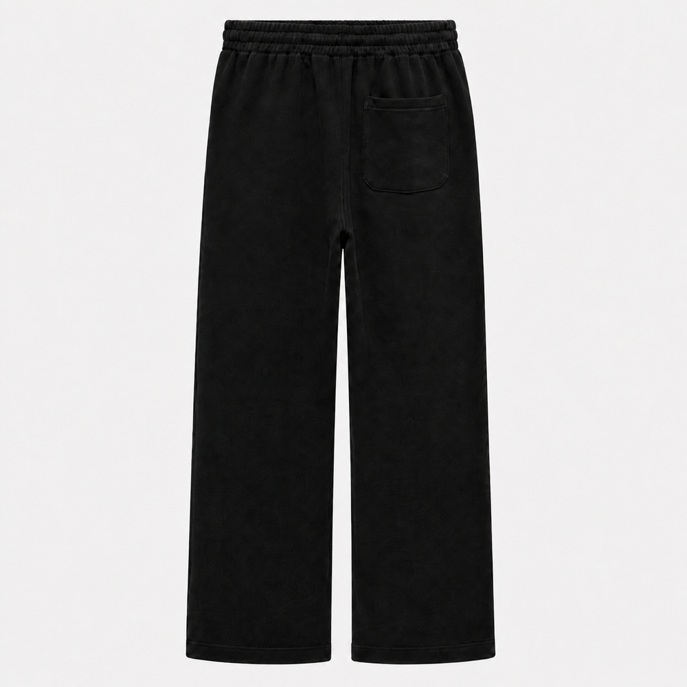 NVRSAME CORE BLACK — WIDE-LEG PANTS