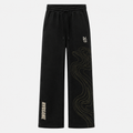 NVRSAME OLIVE SHIFT BLACK WIDE-LEG PANTS