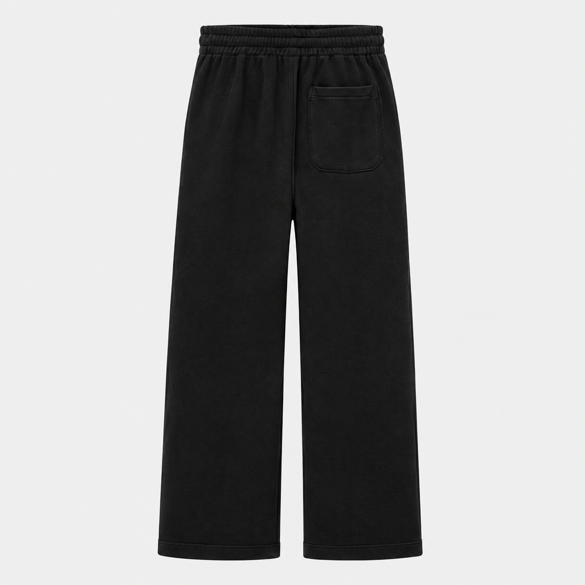 NVRSAME OLIVE MOTION — WIDE-LEG PANTS (BLACK)